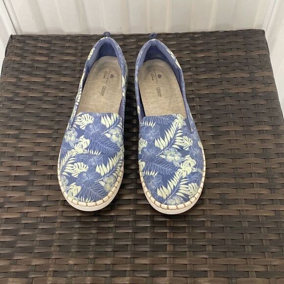 Clark’s cloud steppers floral sneakers, women’s size 11 - Picture 2 of 6
